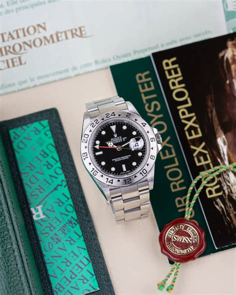 rolex 16570 explorer ii black|rolex explorer ii value chart.